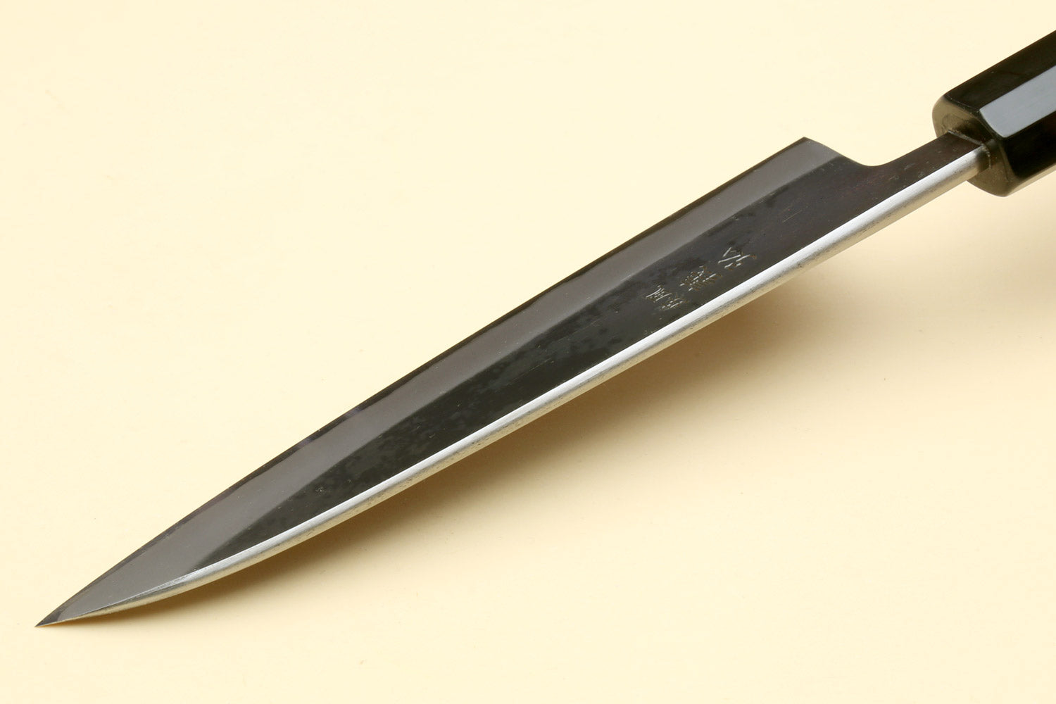 Yoshihiro Kurouchi petty utility knife with stainless blade and dark handle
