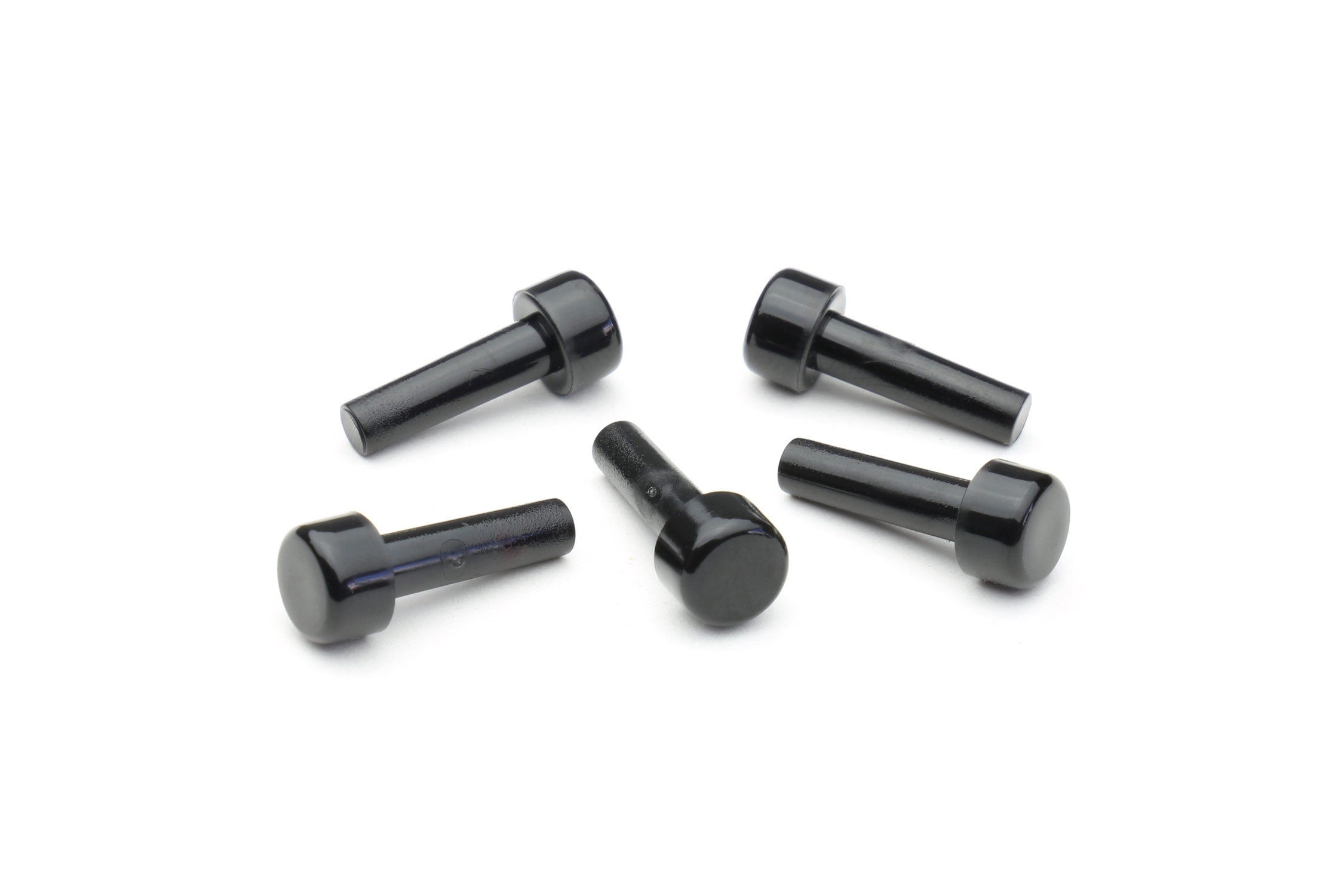 5-piece black saya cover safety pin set