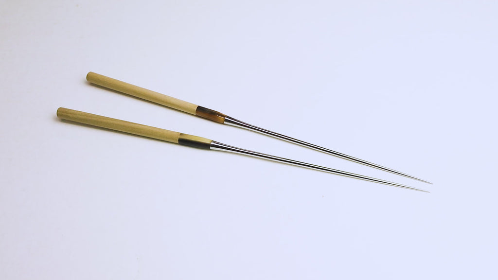 Yoshihiro Moribashi Chopsticks Pair Japanese Sushi Chefs Traditional Garnishing Plating Tweezers Magnolia Handle with Water Buffalo Horn Bolster