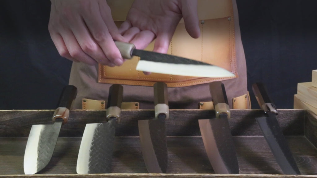 Yoshihiro Kurouchi Stainless Clad Nashiji High Performance SLD Gyuto Chefs Knife