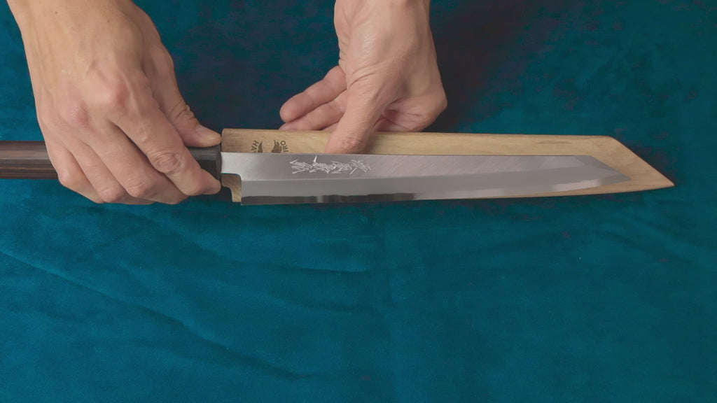 Yoshihiro Magnetic Oak Wooden Saya Cover for Yanagi-Kiritsuke