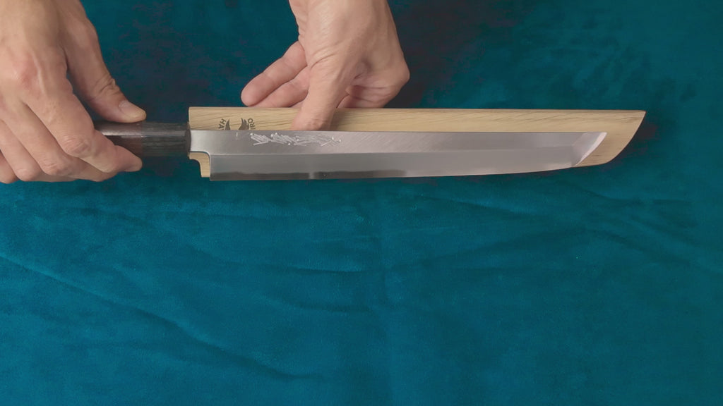 Yoshihiro Magnetic Oak Wooden Saya Cover for Sakimaru Takobiki