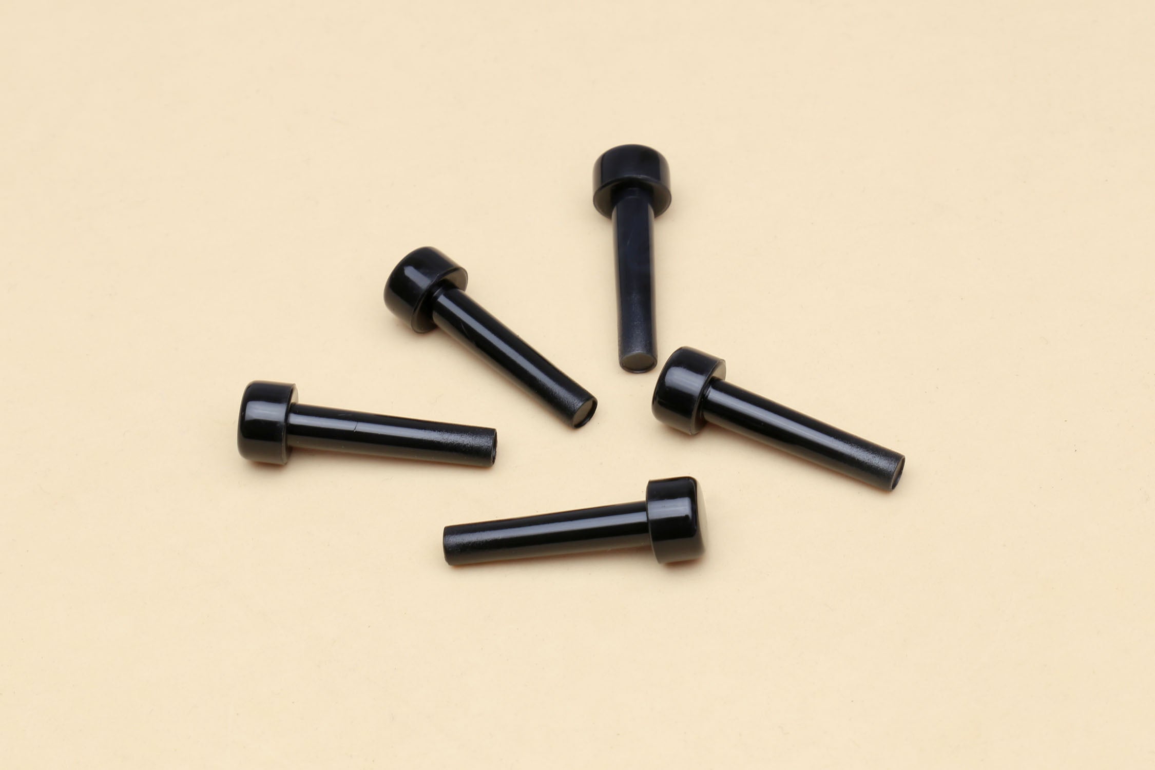 Black safety pins for deba saya cover, multiple round-headed pieces
