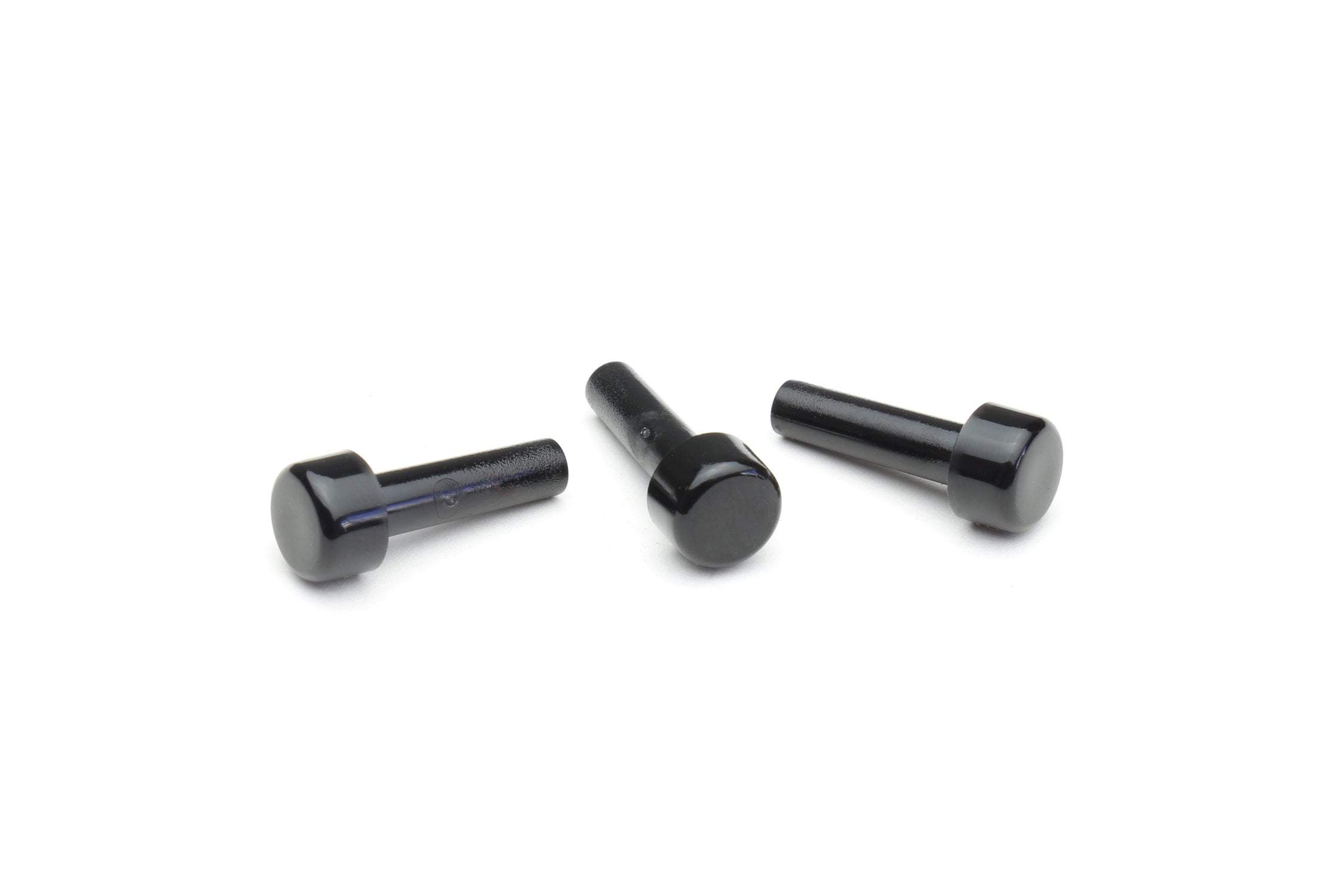 3-piece black saya cover safety pin set