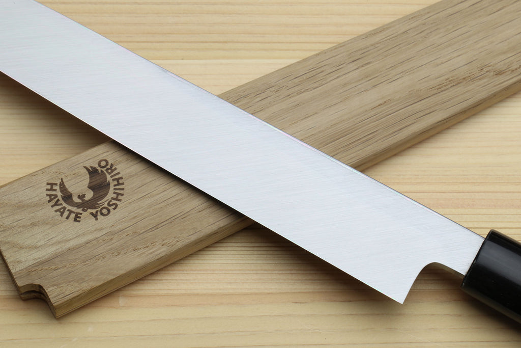 Yoshihiro Kasumi White Steel Yanagi Sushi Sashimi Japanese Knife Magnolia Handle