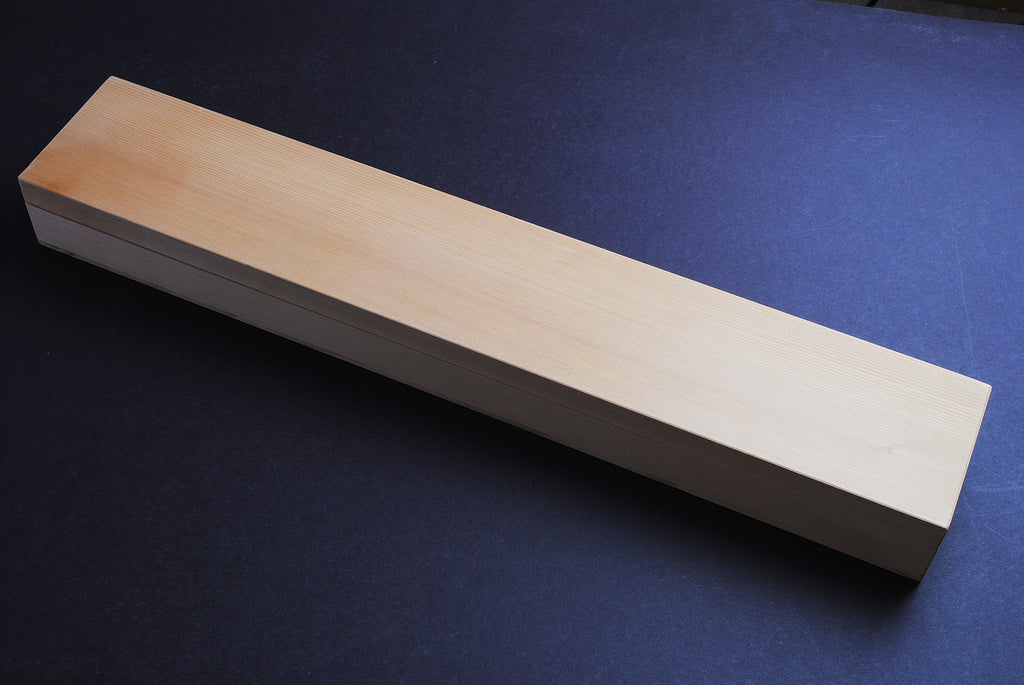 Long wooden knife saya sheath